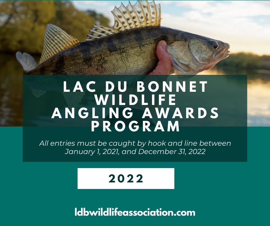 Lac du Bonnet Wildlife Association Angling Awards Program Lac du Bonnet Wildlife Angling Awards poster