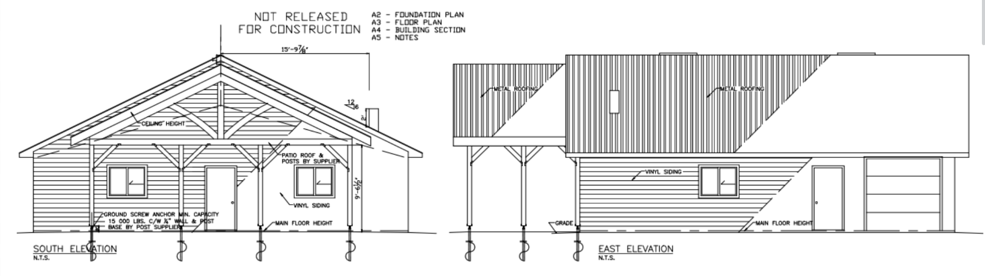 Blue print of the Outdoor Education Centre multi-purpose facility